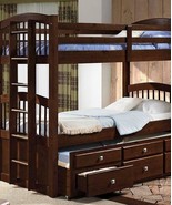 Carter Cappuccino Captains Bunk Bed with Storage - £781.47 GBP