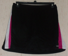Excellent Womens Izod Cool Fx Black Textured Knit Pull On Skort Size M - £18.27 GBP