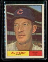 Vintage 1961 TOPPS Baseball Trading Card #302 AL HEIST Chicago Cubs - £6.59 GBP