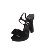 Jessica Simpson Casa New Womens Black Suede Platform Sandals ( Medium B,M )  7.5 - $29.99