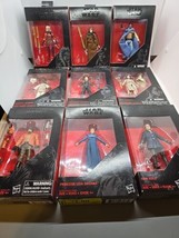 Star Wars The Black Series Lot Of 9 Figures 3.75&quot; Lando Han Ackbar Leia Luke - £79.63 GBP