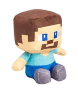 Minecraft Plush STEVE Stuffed Animal Collector 8&quot; Videogame Plushies Toy... - £21.99 GBP