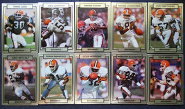 1990 Action Packed Cleveland Browns Team Set of 10 Football Cards - £6.29 GBP