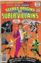 ORIGINAL Vintage 1977 DC Super Stars Presents #14 Secret Origins Super-Villains - £10.25 GBP
