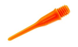  L-Style Short Lippoint 2ba Soft Dart Tips - Blazing Orange - $7.48