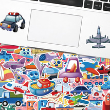 100pcs Cartoon Airplane Vinyl Decorative Sticker Decal for Laptop Water Bottle  - £7.59 GBP