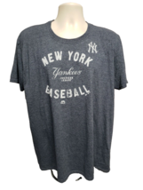 New York Yankees Baseball Adult Gray XL TShirt - £11.84 GBP
