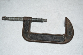 old vintagemade by  pittsburgh 4 inch c style steel clamp attic find 515a #1 - £35.28 GBP