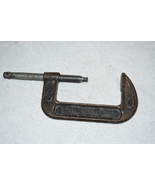 old vintagemade by  pittsburgh 4 inch c style steel clamp attic find 515... - £34.62 GBP