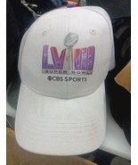 SUPER BOWL LVIII Las Vegas CBS Sports White Mesh Adjustable back Hat- Ne... - $19.00