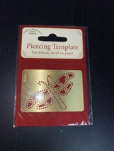 Brass Embossing Templates Funky Dragonfly Vintage Piercing Stencil 2003 - £5.93 GBP