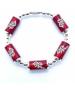 Unique DR PEPPER CANS BRACELET handcrafted COCA COLA bangle GIFT soda COOL! - $18.68