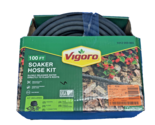 Vigoro 100 Ft Soaker Hose Kit Garden Irrigation System | New Sealed - $44.54