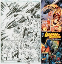 Gerry Conway Firestorm Legends of Tomorrow #2 Pg 18 Original Art Eduardo Pansica - £313.39 GBP