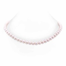 Authenticity Guarantee 
8-8.5mm 22&quot; Freshwater Cultured Pearl Single Strand N... - £524.00 GBP