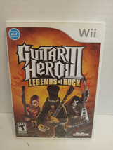 Nintendo Wii Guitar Hero 3 III Legends of Rock CIB Tested - £19.61 GBP