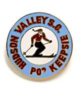 Vintage Hudson Valley Ski Club Skier Pin Poughkeepsie NY Winter Sports S... - $19.99