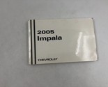2005 Chevrolet Impala Owners Manual OEM B03B48025 - £11.62 GBP