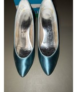 Peacocks High Heels Dyed Blue Women’s Size 5-1/2 - £31.89 GBP