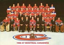 1986-87 MONTREAL CANADIENS 8X10 TEAM PHOTO HOCKEY NHL PICTURE STANLEY CU... - £3.93 GBP
