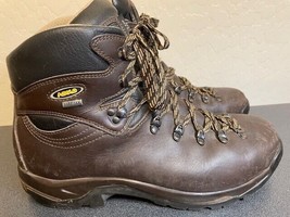 Asolo Vintage Gore-Tex Brown Leather Mountaineering Hiking Boot Men&#39;s 13.5 - $152.99