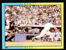 Los Angeles Dodgers Steve Garvey 1981 World Series Game 4 1982 Topps Sticker 258 - £0.39 GBP