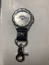 Vintage SMACNA Cleveland Chapter Men&#39;s Keychain Watch By Sweda New Battery - $7.99