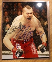 8x10 COVER PHOTO TIM SYLVIA  “The Maine-iac” 5X UFC CHAMP Authentic Hand... - €25,78 EUR