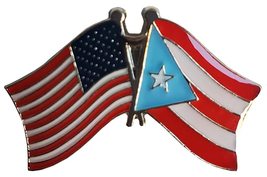 Puerto Rico Light Blue Friendship USA Bike Motorcycle Hat Cap lapel Pin (6) - $1.99+