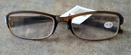 Plastic Framed Reading Eye Glasses ~ Brown Frame ~ +1.75 Strength ~ K65 - $20.00