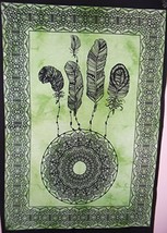 Traditional Jaipur Tie Dye Dreamcatcher Poster, Indian Wall Decor, Hippie Tapest - £12.39 GBP