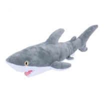 New 22&quot; Safe Great White Shark Stuffed Animal Plush Toy Toddler Baby Age... - £8.85 GBP