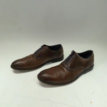 Aston Grey Dress Shoes Mens 9.5 Brown Drake Oxford Lace Up Leather Casua... - $29.99