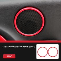 Navigation Air Outlet Gear Speaker Cover Fe Decorative ABS Interior Stickers Car - £112.61 GBP