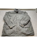 Harbor Bay Gray Fleece Lined Jacket Coat Men&#39;s Size 4XL Winter Fall KG JD - $24.74