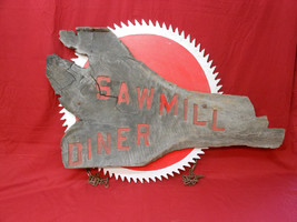 Unique Primitive Restaurant Saw Mill Diner Sign &quot;One of a Kind Unique&quot; - £381.78 GBP