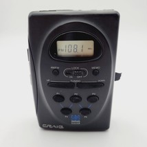 CRAIG JH6422 Personal Stereo Cassette Player Belt Clip SuperBass System VTG - $39.99