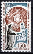 Fsat Taaf C36 Mnh Upu, Penguin &amp; Map Of Antarctica Zayix FSA-S0194M - £3.92 GBP