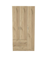 Clark 3-Door Armoire - Light Oak/Black - $950.73 CAD