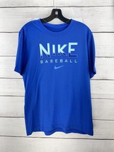 Nike Legend Baseball T-Shirt Size Large #DM3478 480 Game Royal Blue - $14.01