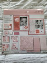 SCRAPBOOKING KIT MY BABY GIRL PEBBLES INC - $14.00