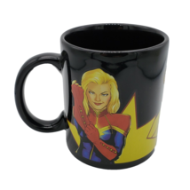 Captain Marvel Glitter Coffee Mug Disney Marvel Comics Carole Danvers - £5.44 GBP