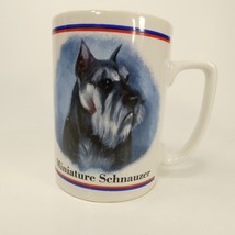 Miniature Schnauzer Mug Coffee Cup Artist R Maystead Papel Dog FFJV8 - £5.53 GBP