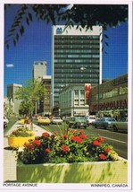 Postcard Portage Avenue Winnipeg Manitoba - £2.20 GBP