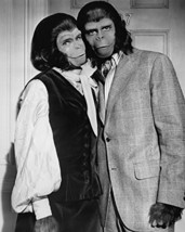 Roddy McDowall and Kim Hunter in Escape from the Planet of the Apes in human clo - £56.29 GBP