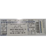 Lil&#39; Wayne Original Ticket Stub 2008 I Am Music Tour Oracle Arena Oaklan... - $13.39 CAD