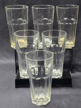 Vintage Libbey Duratuff Gibraltar Clear 16 Ounce 6.25” Iced Tea Glass - Set Of 6 - $34.63