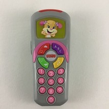 Fisher Price Laugh &amp; Learn Puppy Remote Learning Numbers Colors Alphabet Toy - £13.18 GBP