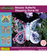 Mosaic Stepping Stone Kit-Butterfly - $576.14 MXN
