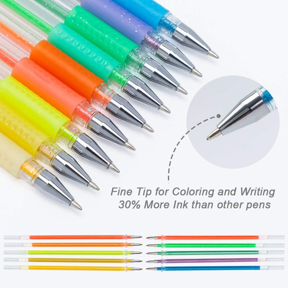 Mr. Pen- Glitter Gel Pens, Assorted Colors, 20 pcs, Glitter Pens, Glitter  Gel Pe